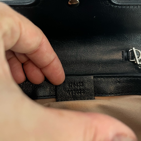 Auth NEW Gucci Signature GG Super Mini Marmont Crossbody - Picture 8 of 10